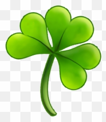 St Patricku0027s Day Green Leaf Plant For Saint Patrick For St Emoji,Clover Emoji