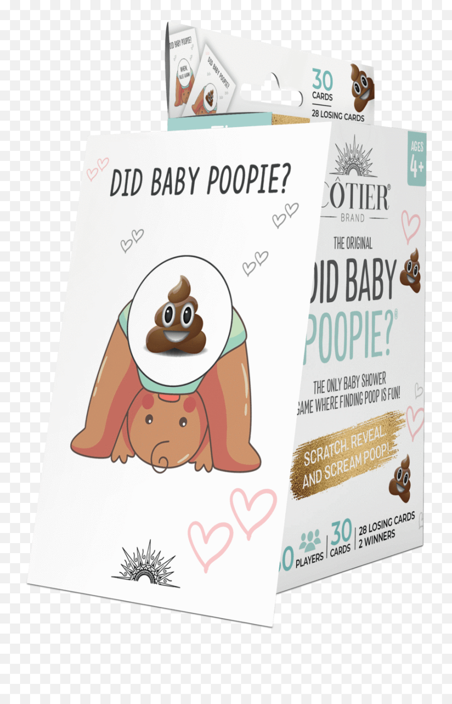 Baby Shower Poop Emoji Lottery Game - Book Cover,Mimosa Emoji