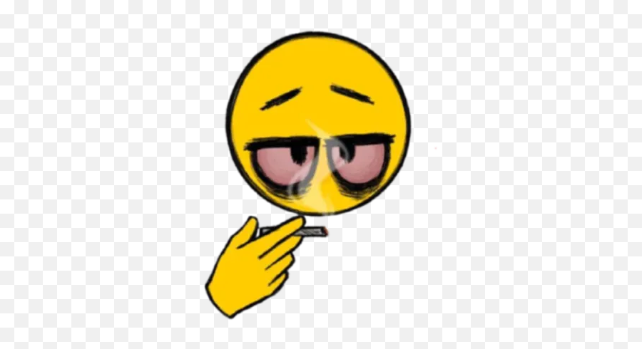 Cursed Emojis By June - Sticker Maker For Whatsapp,Smoke Face Emoji