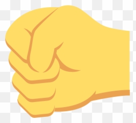 Left - Clip Art Emoji,Fist Up Emoji