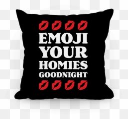 Emoji Your Homies Goodnight Pillows - Le Moulin De La Galette,Zipper Emoji