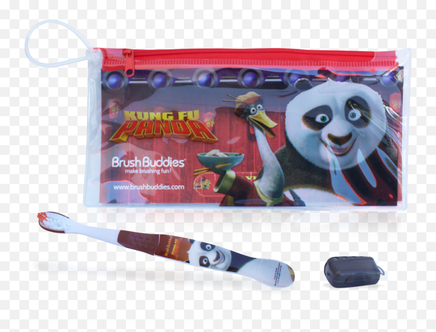Brush Buddies Kung Fu Panda Eco Travel Kit - Giant Panda Emoji,Kung Fu Panda Emoji
