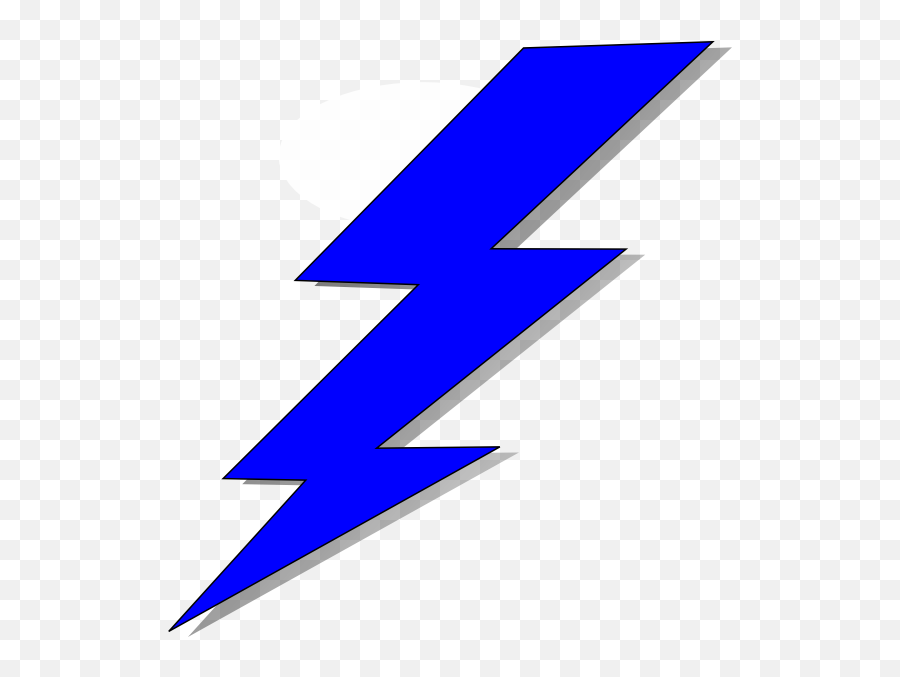 Lightning Clipart Blue Lightning Blue - Red Lightning Bolt Clipart Emoji,Lightning Emoji