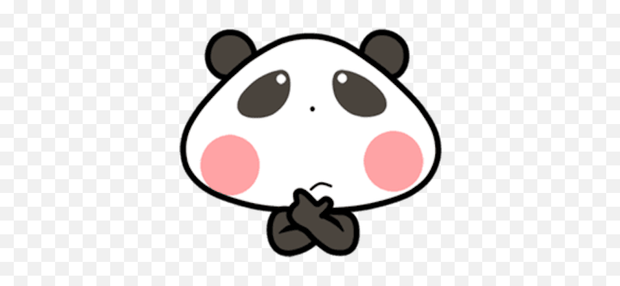 Baby Panda Emoji Messages Sticker - Dot,Emoji Messages