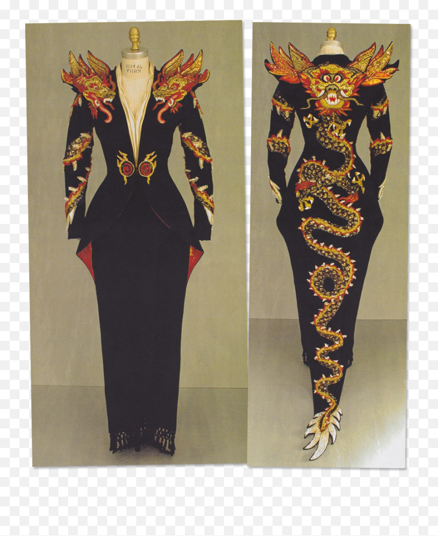 The Gorgeous Cruella De Vil Costumes That Made Glenn Close - Cruella De Vil Dragon Dress Emoji,Inside Out Emotions Costumes