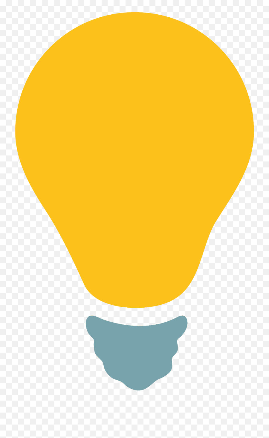 Light Bulb Symbol Copy And Paste - Light Bulb Flat Design Png Emoji,Emoticons Copy And Paste Free