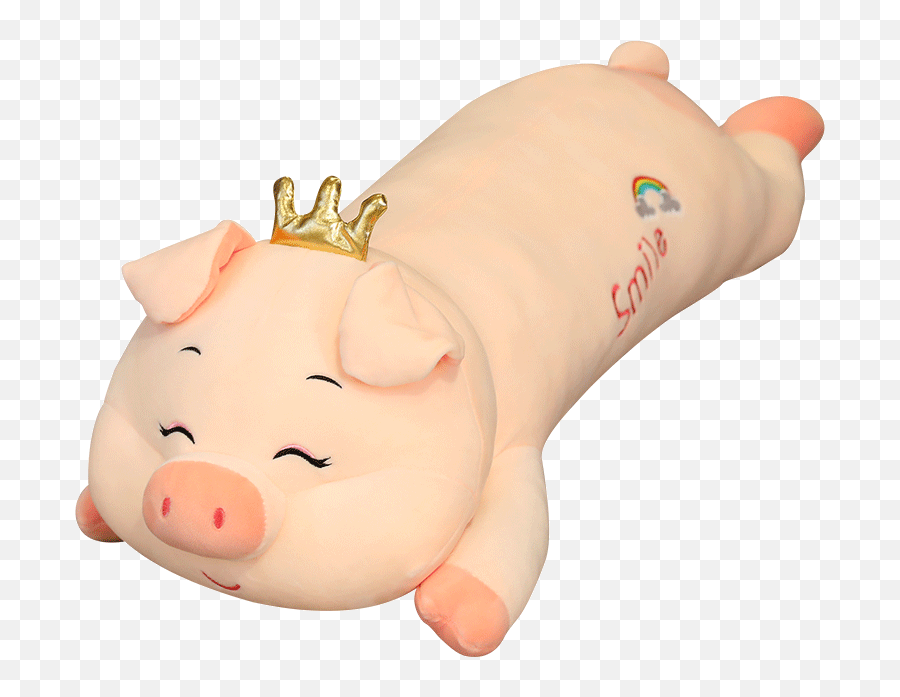 Squishy Pig Stuffed Doll Lying Plush - Big Emoji,Emoji Pig Shower
