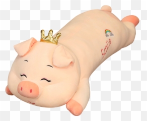 Squishy Pig Stuffed Doll Lying Plush - Big Emoji,Emoji Pig Shower