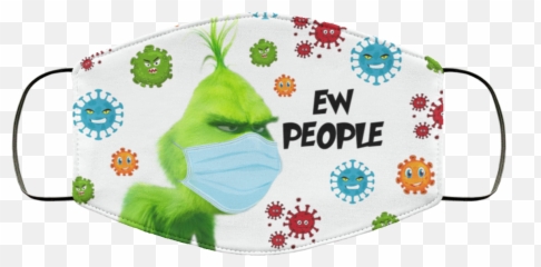 The Grinch Ew People Face Mask - The Wholesale Tshirts Co Fictional Character Emoji,Ew Face Emoji