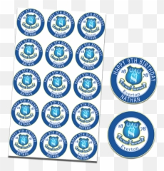 Everton Football Club Or - Everton Emoji,Free Printable Emoji Cupcake Toppers
