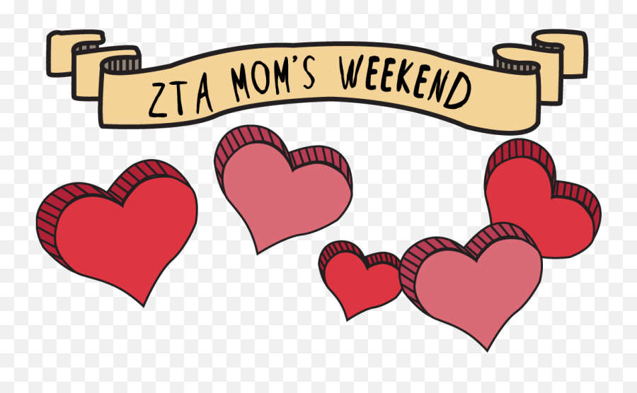 Series Of Snapchat Filters For Zta Sorority At The - Girly Emoji,Snapchat Heart Eyes Emoji