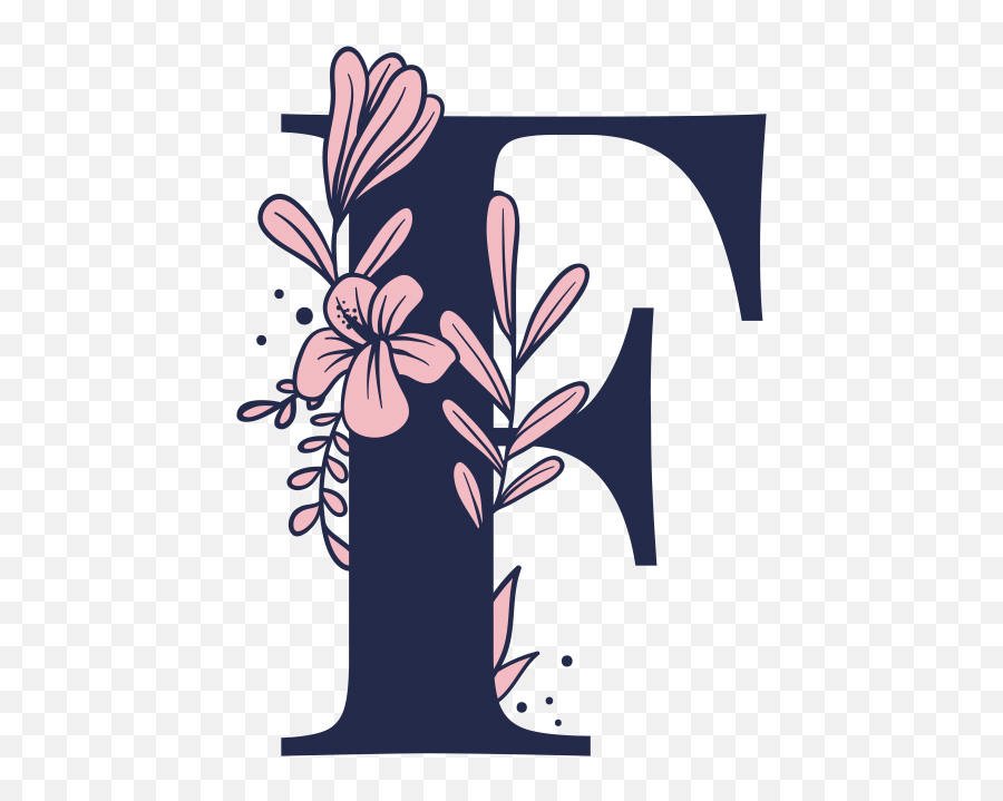 Floral Alphabet F Letter Transparent - Language Emoji,Letter F Emoji
