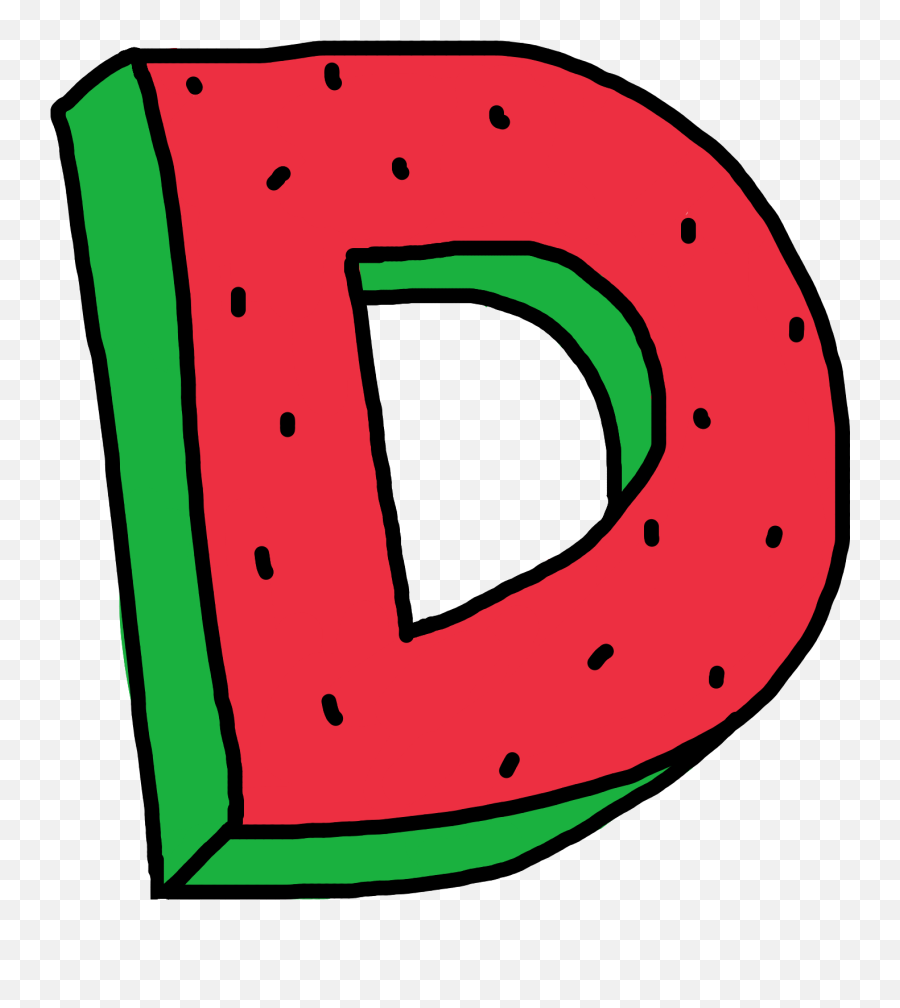 Alphabet Watermelon Zumiez Of Sticker - Letter O Watermelon Design Emoji,Zumiez Emoji Joggers