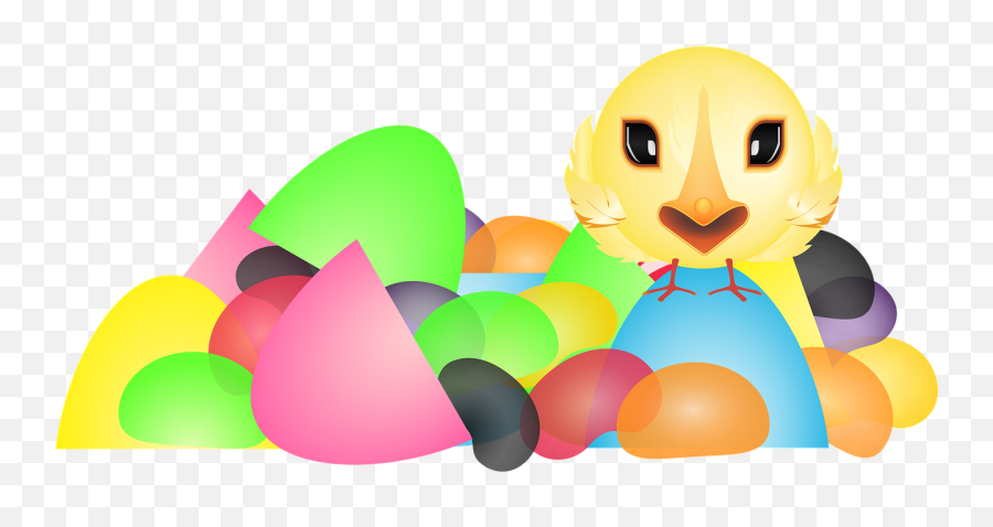 Download Free Photo Of Graphic Chick Plastic Easter Eggs - Happy Emoji,Easter Emoji