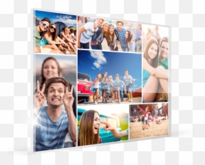 Heart Photo Collage - Diseño De Lona Estilo Collage Emoji,Heary Emojis