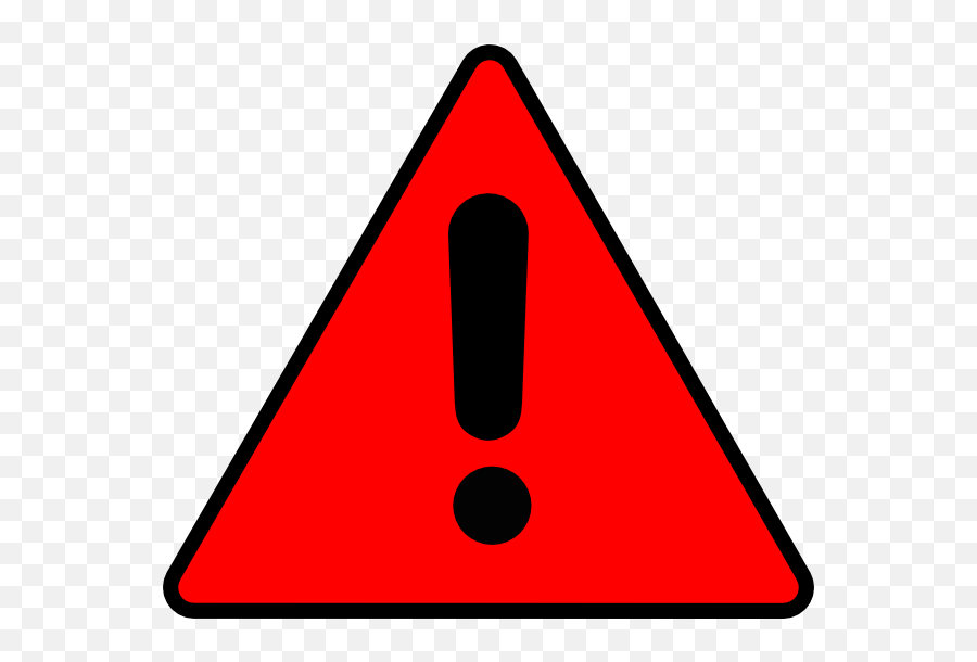 Caution Clipart Triangle Caution - Warning Png Icon Emoji,Caution Emoji
