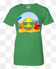 Cool Shades Emoji - Saint Patricks Shirt Ideas Funny,Emoji Sunglasses Green