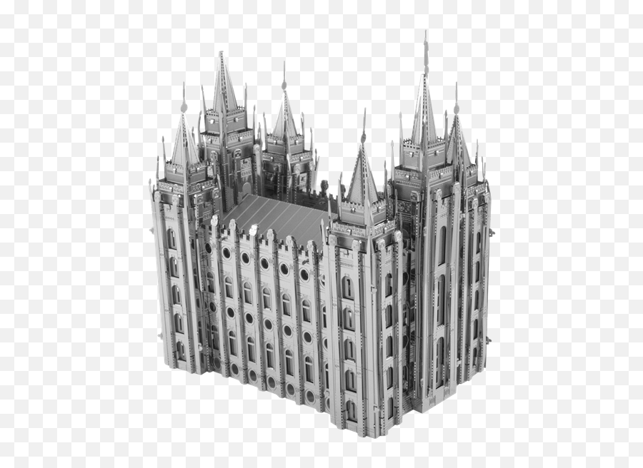 Metal Earth Iconx Salt Lake City Temple - Metal Earth Models Building Emoji,Emoticons Of Mormon Temple