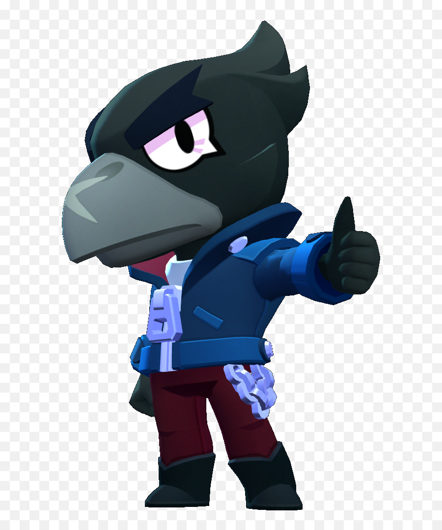Have A Nice Thumbs Up From Crow - Brawl Stars Crow Thumbs Up Emoji,Thumb Up Emoticon Computer Keys