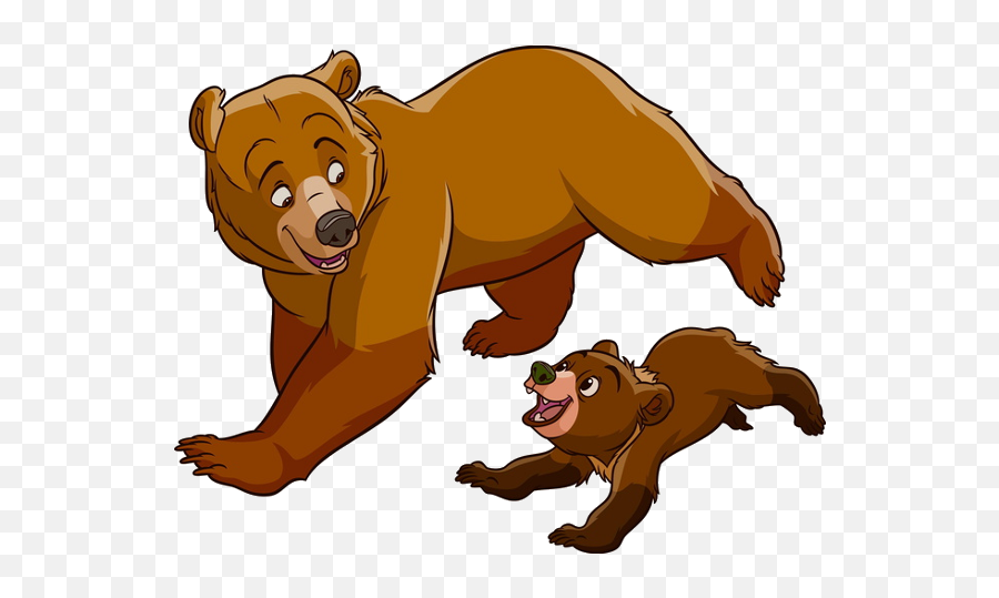 Bear Clipart - Bear And Baby Clipart Emoji,Mama And Baby Bear Emoji