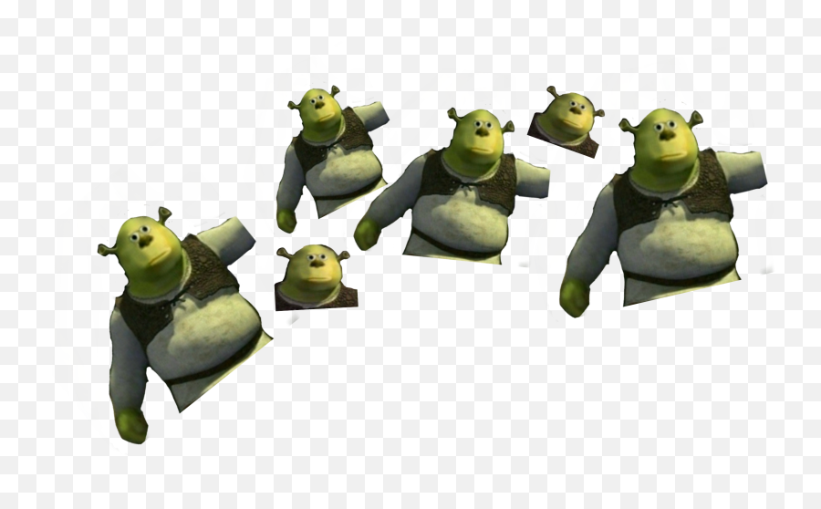 Shrek Shrekcrown Sticker - Fictional Character Emoji,Mike Wazowki Meme Emoji