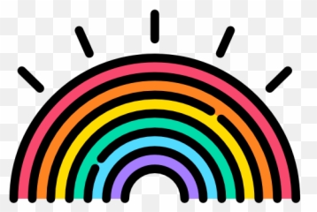 Rainbow Free Vector Icons Designed By Freepik Free Icons - Dot Emoji,Iris Apfel Emoji