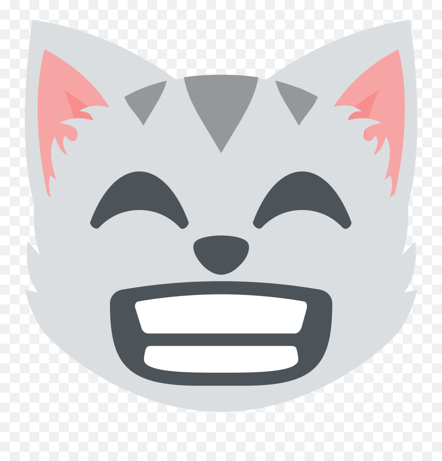 Grinning Cat With Smiling Eyes Emoji - Happy,Smiley Cat Emoji