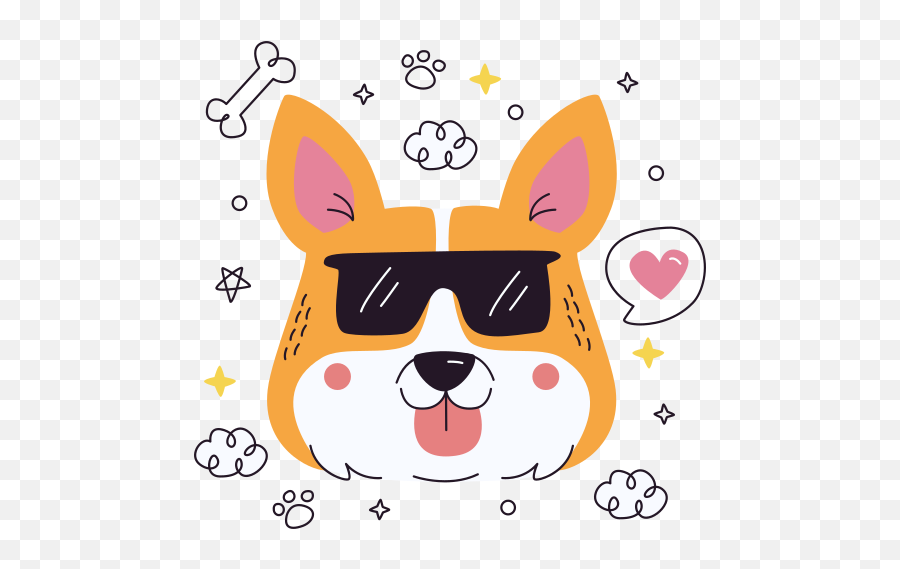 Cool Stickers - Free Animals Stickers Sticker Emoji,Puking Dog Emoji