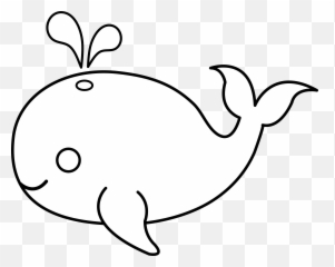 Whale Outline Cliparts Free Download - Sea Animals Clip Art Black And White Emoji,Free And Whale Emoji