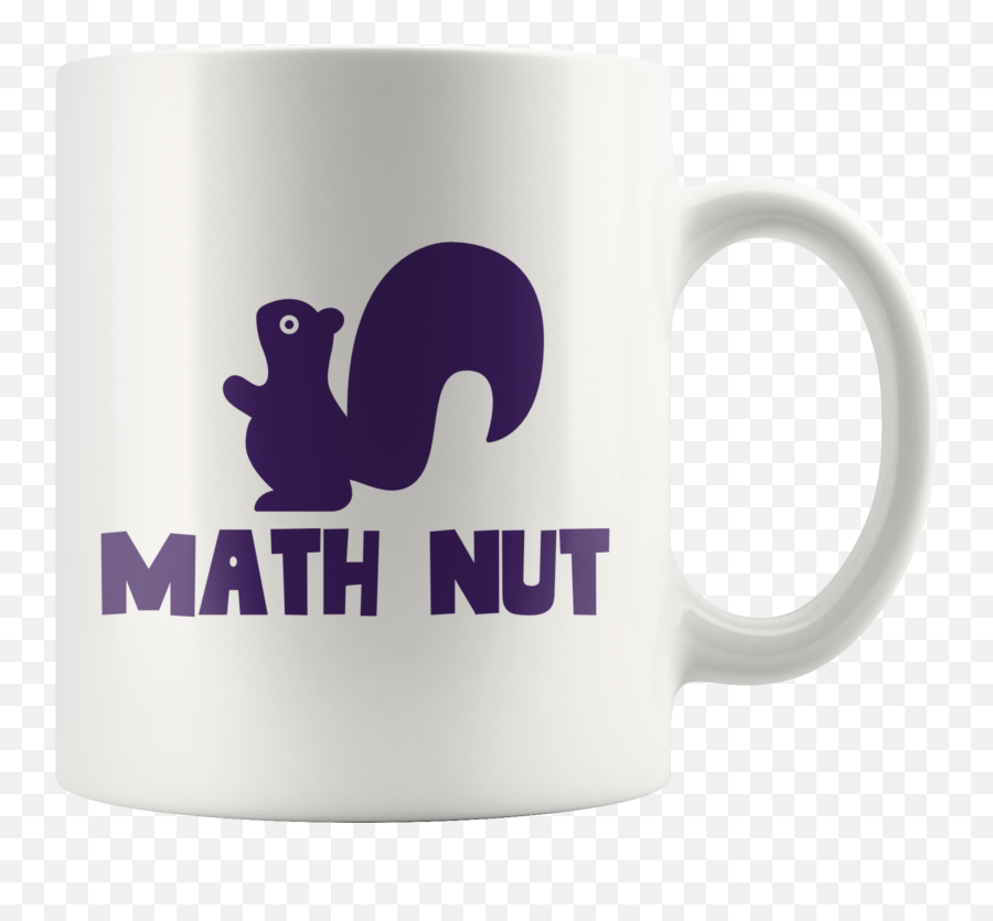 Math Nut Funny Back To School Coffee Mug Squirrel Mathematics Nerd Geek - Magic Mug Emoji,Math Emoji Transparents