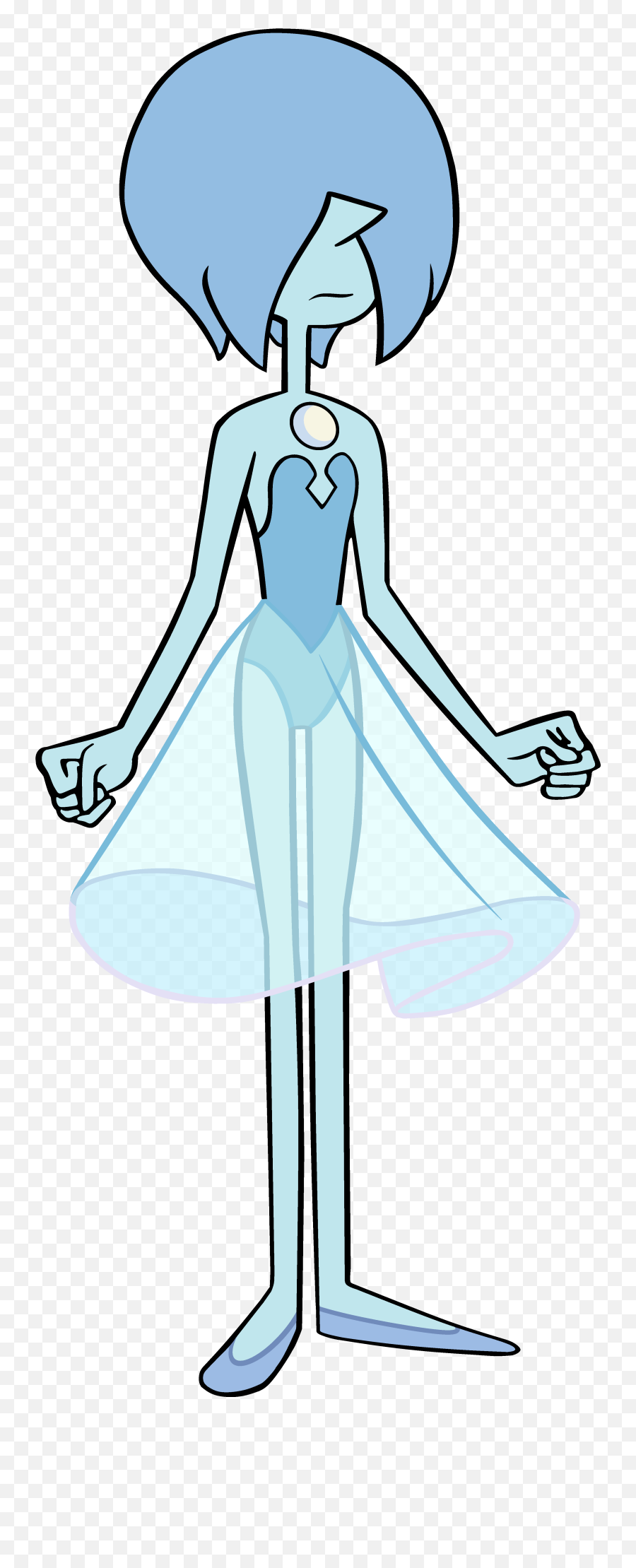 Blue Pearl Steven Universe Wiki Fandom - Blue Pearl Steven Universe Emoji,Purple And Blue Clouds Of Emotions