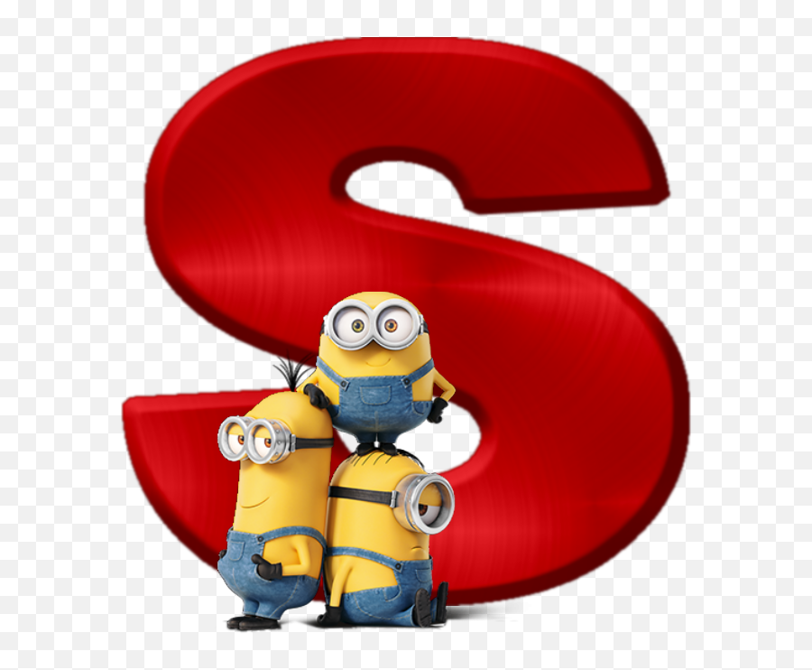 Buchstabe - Letter S Minions Minion Party Alphabet Emoji,Bmoney Emoji