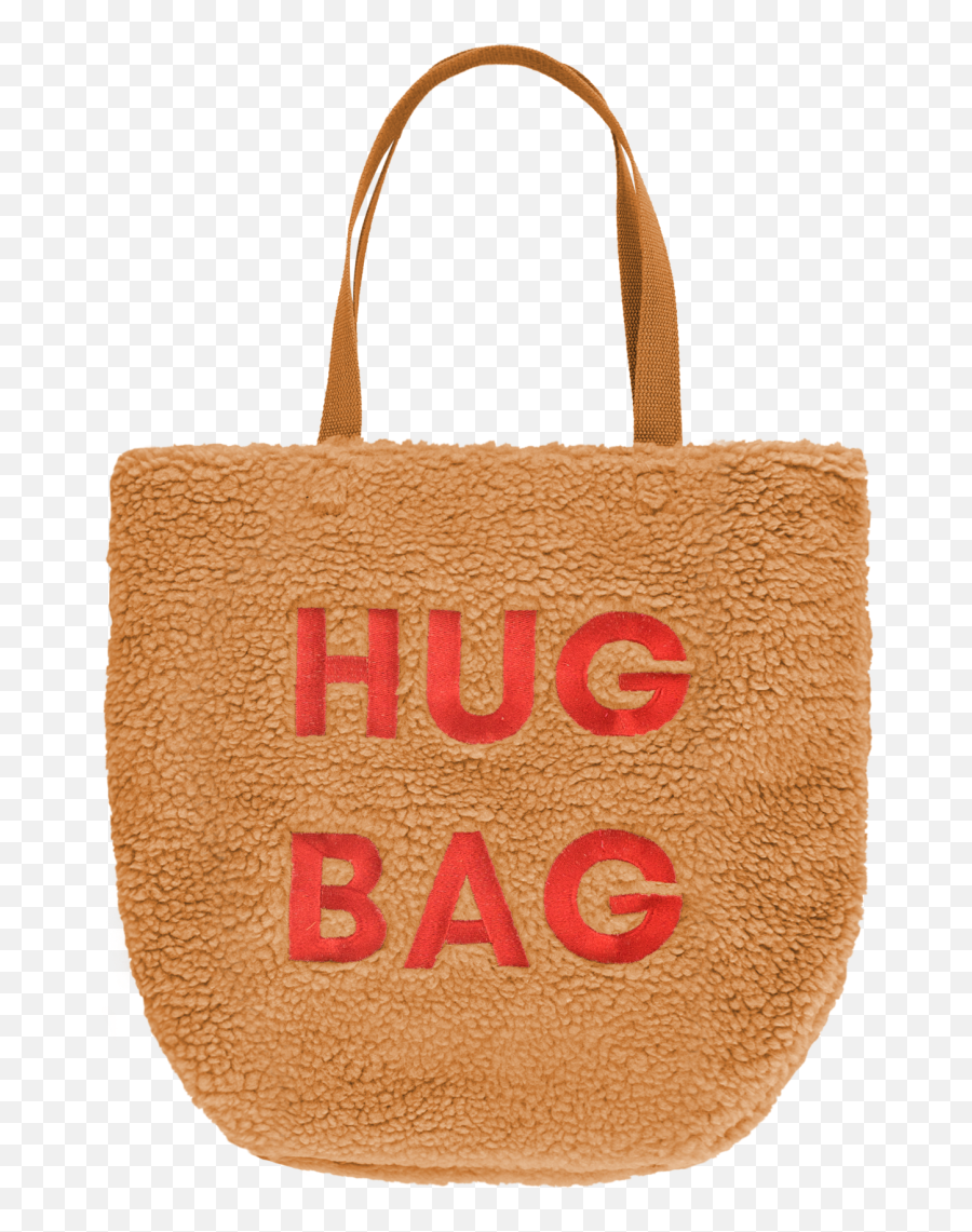Tiny Cottons Hug Bag Sherpa Totebag - Orange Mayonnaise Emoji,Hug & Kiss Emoticon On Facebook