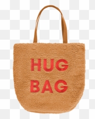 Tiny Cottons Hug Bag Sherpa Totebag - Orange Mayonnaise Emoji,Hug & Kiss Emoticon On Facebook