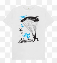 Skydive T - Shirt Skydive Tshirts Clothing Emoji,Sky Diver Emoticon Skype