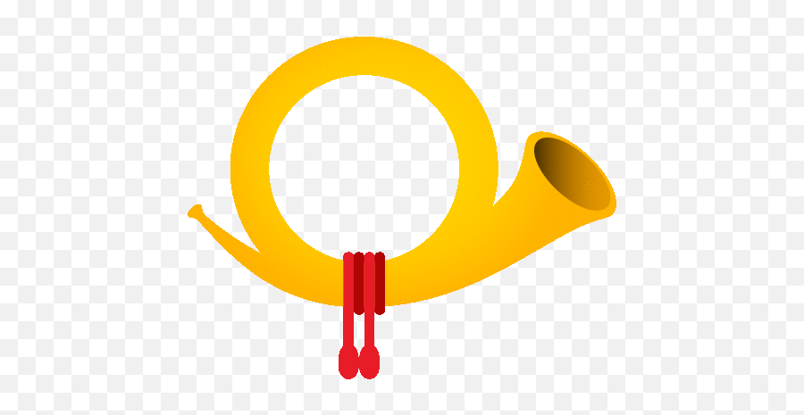 Postal Horn Objects Sticker - Postal Horn Objects Joypixels Emoji,The Horns Emoji