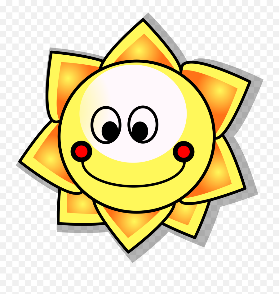 Smiling Sun Png Svg Clip Art For Web - Download Clip Art Sun Clip Art Emoji,Emilia Clarke Emoji