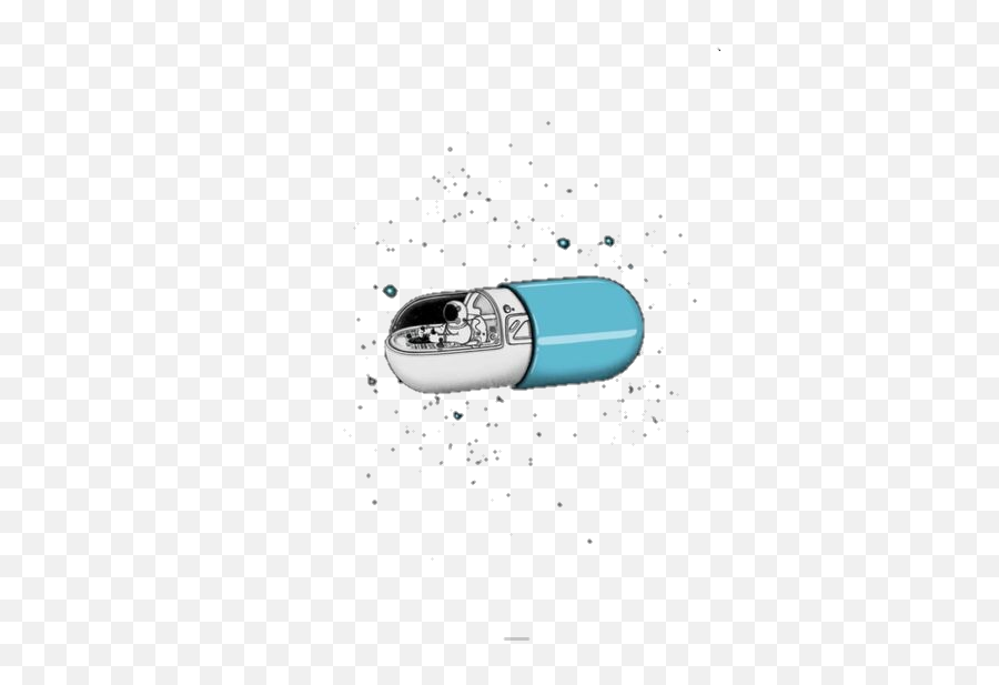 Aesthetic Pill Bluepill Pills Sticker By S K U L L - M Going To Space Emoji,Pill Emoji Transparent