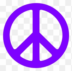Peace Clipart Peace Symbol Peace Peace Symbol Transparent - Purple Peace Sign Emoji,Peace Out Emoji