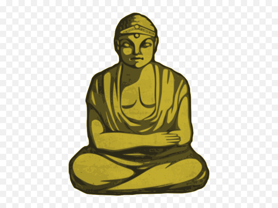 Buddhism Cartoons - Clip Art Library Buddha Statue Cartoon Png Emoji,Buddhist Emojis