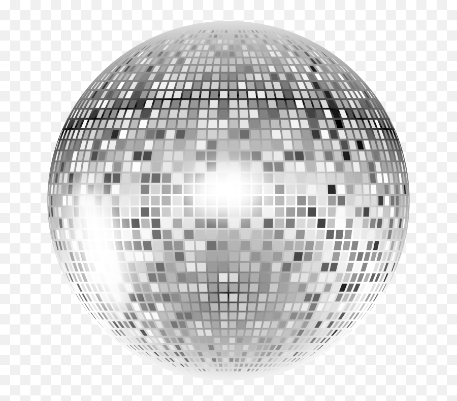 Openclipart - Transparent Background Disco Ball Vector Emoji,Glitter Ball Emoji