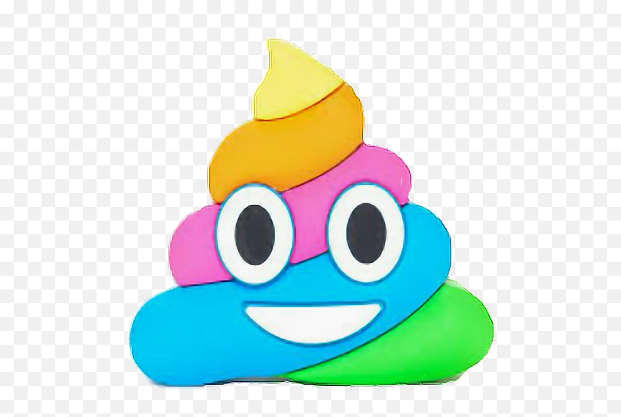 Kacke Rainbow Regenbogen Emojisticker Emojis Poop Freet - Rainbow Poop Emoji Png,Cake Emoji Png