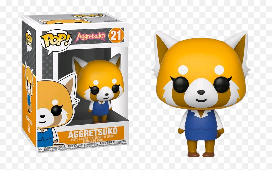 Funko Aggretsuko - Aggretsuko Pop Emoji,Vinyl Toy + Change Emotions