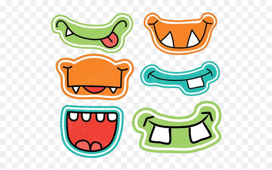 Cantinho Encantado - Printable Monster Face Emoji,Emoticons Para Plaquinhas Olho