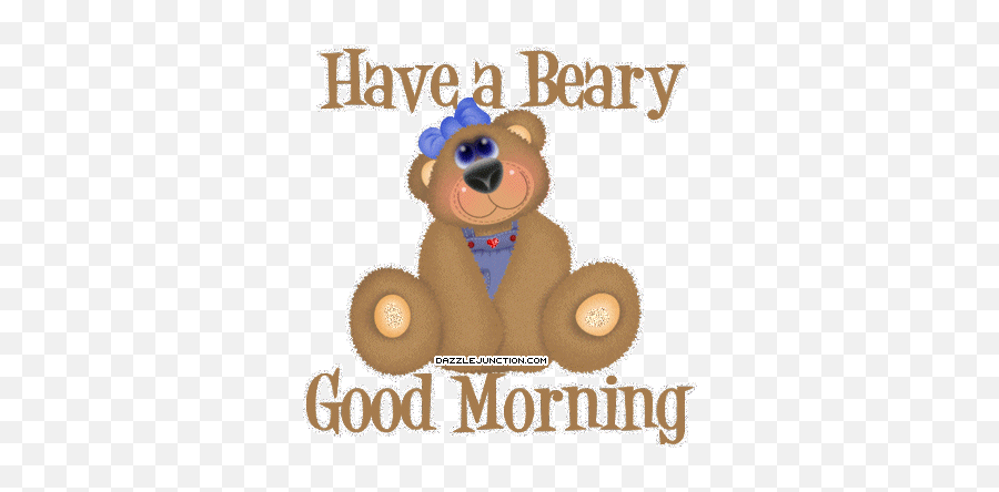 Beary Good Morning - Dazzle Junction Emoji,Facebook Emoticon Good Morning America