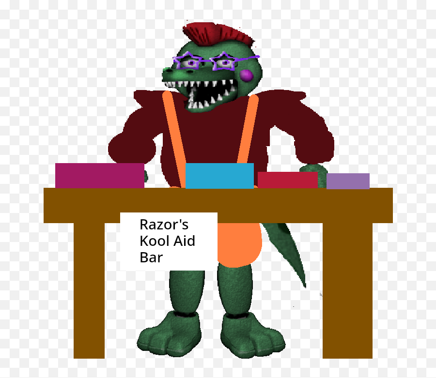 Razor The Kool Aid Raptor - Kool Aid Man Fnaf Animatronic Emoji,What Your Favorite Kool Aid Emoji