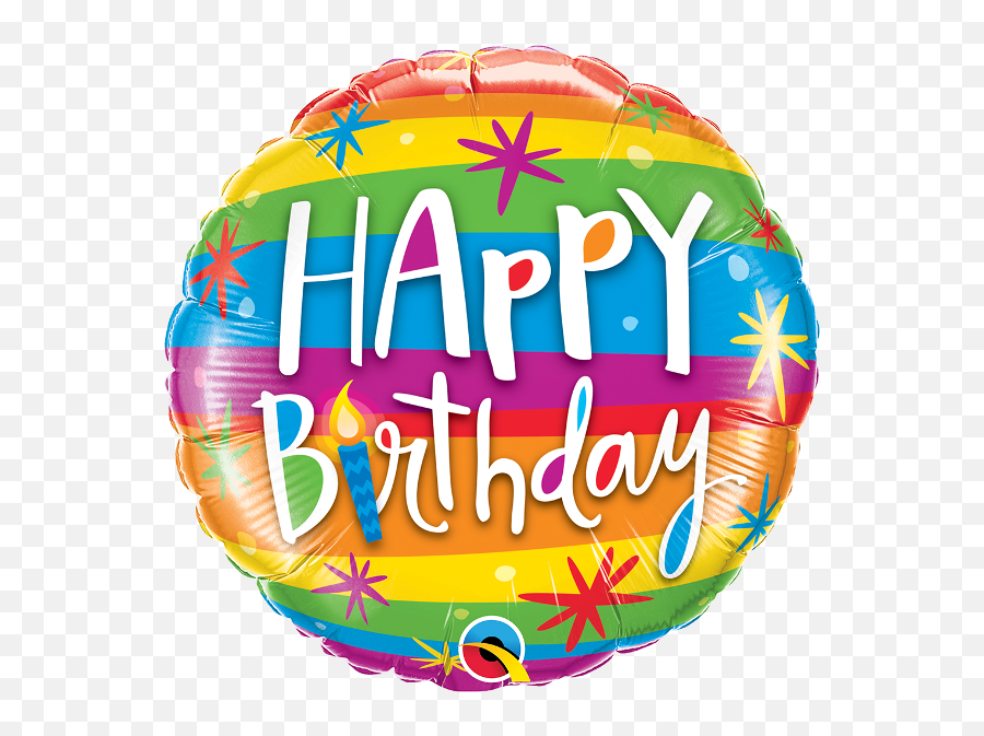 Foil Balloons Hokey Pokey Balloons - Happy Birth Day Rainbowl Emoji,Happy Birthday Diva Emoticon