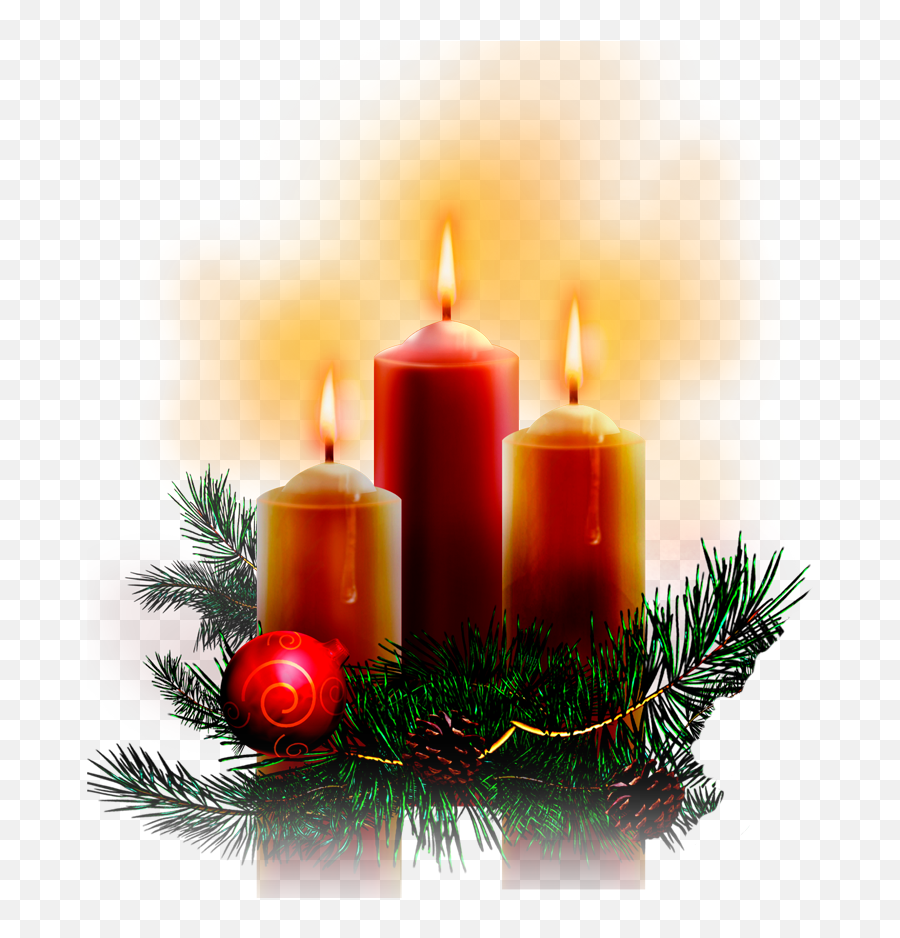Christmas Candles Candle Sticker - Real Christmas Candles Png Emoji,Christmas Candle Emojis