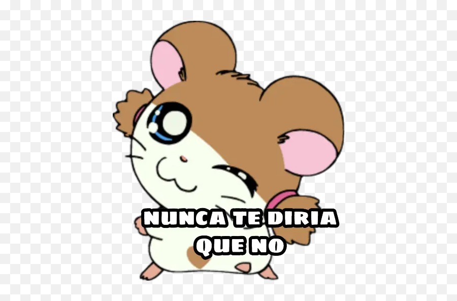 Caricaturas Antiguas Stickers Para - Hamtaro Characters Emoji,Caricaturas Te Amo En Emojis