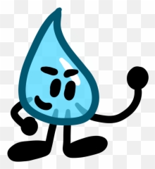 Teardrop Bfdi Object Shows Community Fandom - Dot Emoji,Unamused Stare Emoticons